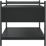  Stolić za kavu crni 50 x 50 x 50 cm od konstruiranog drva | Eponuda.com