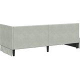 Kutni okvir kreveta Svijetlo siva 80 cm x 200 cm Baršun | shoptok.hr