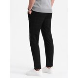 Ombre Men's pants with a classic cut in a delicate check - black | Eponuda.ba