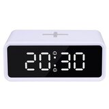 solight CA07W - Digitalni sat sa Qi bežičnim punjačem 230V/CR2032 beli | Eponuda.com