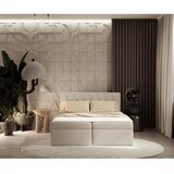 Maison de Rêve Bež boxspring postelja s prostorom za shranjevanje 160x200 cm Novento – | Shoptok.si