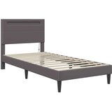  Krevetna konstrukcija Siva 90 x 190 cm Umjetna koža | shoptok.hr
