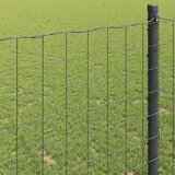 Euro ograda 0,6 x 10 m Željezo prekriveno PVC-om Siva | shoptok.hr