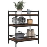  Kolica boja hrasta 65x40x86 5 cm konstruirano drvo | shoptok.hr