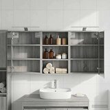  Komplet omaric za kopalnico s polico 3 pcs 126 x 16 x 62,5 cm, (5000245891) | Shoptok.si