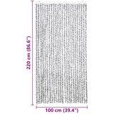  Zastor protiv insekata svjetlosivi/tamnosivi 100 x 220 cm šenil | shoptok.hr