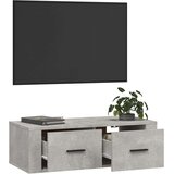 vidaXL Viseći TV ormarić siva boja betona 80x36x25cm konstruirano drvo | shoptok.hr