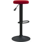  Barski stolčki 2 kosa vinsko rdeč žamet, (22126062) | Shoptok.si