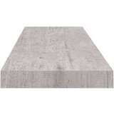 vidaXL plutajuće zidne police 2 kom boja betona 80 x 23,5 x 3,8 cm MDF | shoptok.hr