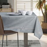 AmeliaHome Stolnjak Vesta s manšetom i obrubom 120x240 cm, siva | shoptok.hr