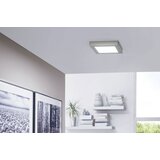 Eglo Fueva nadgradna led, 15,6w, 2000lm, rgb, dimabilna, 225x225, nikl-mat | shoptok.hr