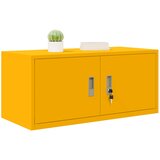 vidaXL Omarica za shranjevanje Gorčična rumena 90 x 40 x 40 cm Jeklo, (5000152840) | Shoptok.si