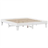  Okvir kreveta bez madraca bijeli 200x200 cm od masivne borovine | shoptok.hr