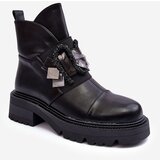 S. BARSKI Women's Flat Heel and Platform Ankle Boots Black Linestta | ePonuda.com