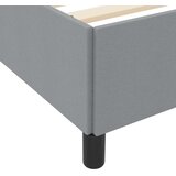  s opruga kutije Svijetlo siva 90 x 200 cm tkanina | shoptok.hr