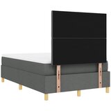  LED Box Spring Krevet Tamno siva 120 x 190 cm tkanina | shoptok.hr