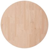  Okrugla stolna ploča Ø 50 x 4 cm netretirana masivna hrastovina | shoptok.hr