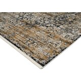 Dieter Knoll TKANA PREPROGA Le Mans 240/300 cm tkano siva, zlate barve | Shoptok.si