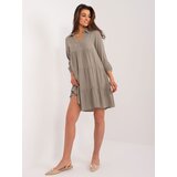 Sublevel Dress-D73761Z30425A-khaki | shoptok.hr