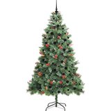  Umjetno božićno drvce S LED lampica Zelena 240 cm PVC i metal | Eponuda.com