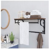 Loft drvena polica s vješalicama | shoptok.hr