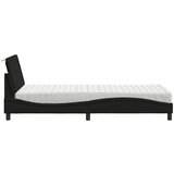  Krevet s madracem crni 90x190 cm od tkanine | shoptok.hr