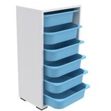 Hanah home višenamenska polica bronz 6N white blue | ePonuda.com