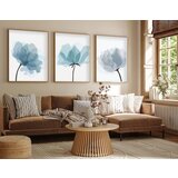 Wallity Huhu206 - 50 x 70 multicolor decorative framed mdf painting (3 pieces) Cene