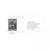 Socomec UPS NeTYS PR-MT 1500VA/1050W 230V 50/60Hz AVR, Sine wave, LCD, RJ45 zaštita, USB | ePonuda.com