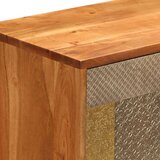 vidaXL Komoda 80x30x75 cm trden akacijev les | Shoptok.si