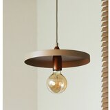  Duolla - Visilica na sajli IRONLINE 1xE27/15W/230V, prečnik 30 cm, bež/bakarna | Eponuda.com