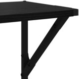 Police na zidu s policom 2 pcs Crni hrast 80 x 25 x 25,5 cm | shoptok.hr