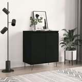  Komoda crna 60 x 35 x 70 cm od konstruiranog drva | shoptok.hr