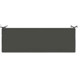  Jastučići za klupe - 2 dijela SOEST 2 kom. 100% poliester - Antracit 150 x 50 x 5 cm Poliester | shoptok.hr
