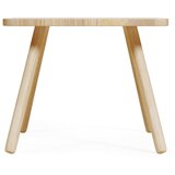 Kave Home Otroška miza iz masivnega kavčukovca 55x55 cm Dilcia – | Shoptok.si