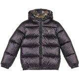 Guess POLYESTER HOODED LS PUFFER JACKET Crna Cijene