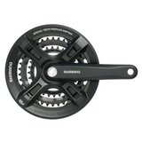 Shimano altus fc-m311-l Pogon 48x38x28t 7/8 brzina 175mm square crni sa zaštitom od lanca ( EFCM311E888CL ) Cene