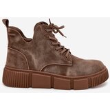 Big Star Suede Low Women's Ankle Boots On Platform | Shoptok.si