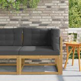 Vanjski kutni kauč Poliester Bijela - bijela i antracit kutna sofa | shoptok.hr