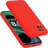 Cadorabo Ohišje, združljiv z Realme v tekoči rdeči barvi - zaščitni pokrov iz fleksibilnega silikona TPU, (20603178) | Shoptok.si