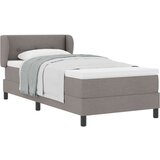 vidaXL Boxspring krevet s madracem Sivo-smeđa 90 x 190 cm tkanina | shoptok.hr