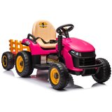 Traktor na akumulator s prikolicom BBH-030 - rozi | shoptok.hr