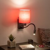  Brilagi - LED zidna lampa NUBILA 1xE27/25W/230V + LED/3W crna/ružičasta | Eponuda.com