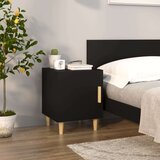  Nočna omarica črna konstruiran les, (20624071) | Shoptok.si