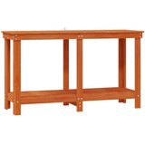  Radni stol Vosak Smeđa 140 x 50 x 80 cm Masivna borovina - Vosak smeđa 140 x 50 x 80 cm | shoptok.hr