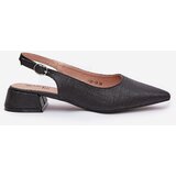 Boto Woven Women's Sandals On Delicate Heel Black Jorela | Shoptok.si