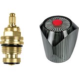 Rosan gornji deo 1/2"-sa ruč.; crvena-pleksi dim boje PGDK12CF | Eponuda.com