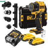 Dewalt AKU 18V BREZKRTAČNI VRTALNIK Z VEČ GLAVAMI 2X2AH, (5000265202) | Shoptok.si