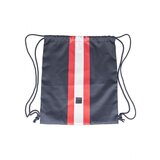 Urban Classics Striped Gym Bag navy/fire red/white Cene
