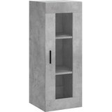  Visoka komoda siva betona 34,5x34x180 cm od konstruiranog drva | shoptok.hr